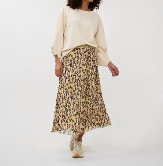 Esqualo - Animal print skirt