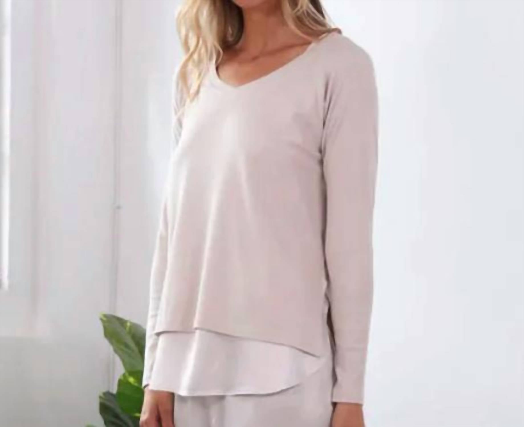 Pj Harlow - Frankie Long Sleeve Knit Top