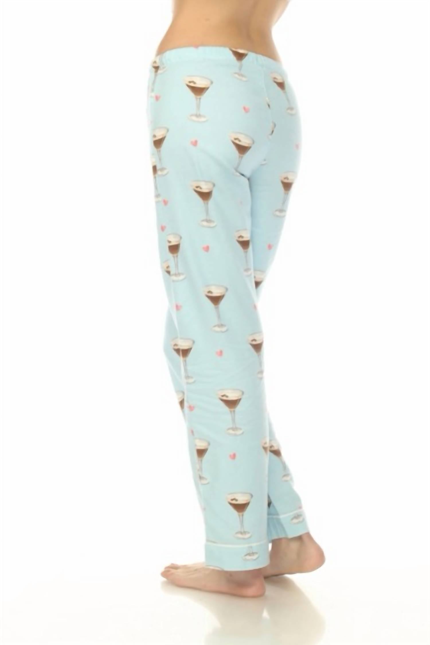 Pj Salvage - Espresso Martini Flannel Pajama Set