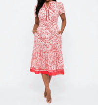 Pinch - Paisley Print Midi Dress