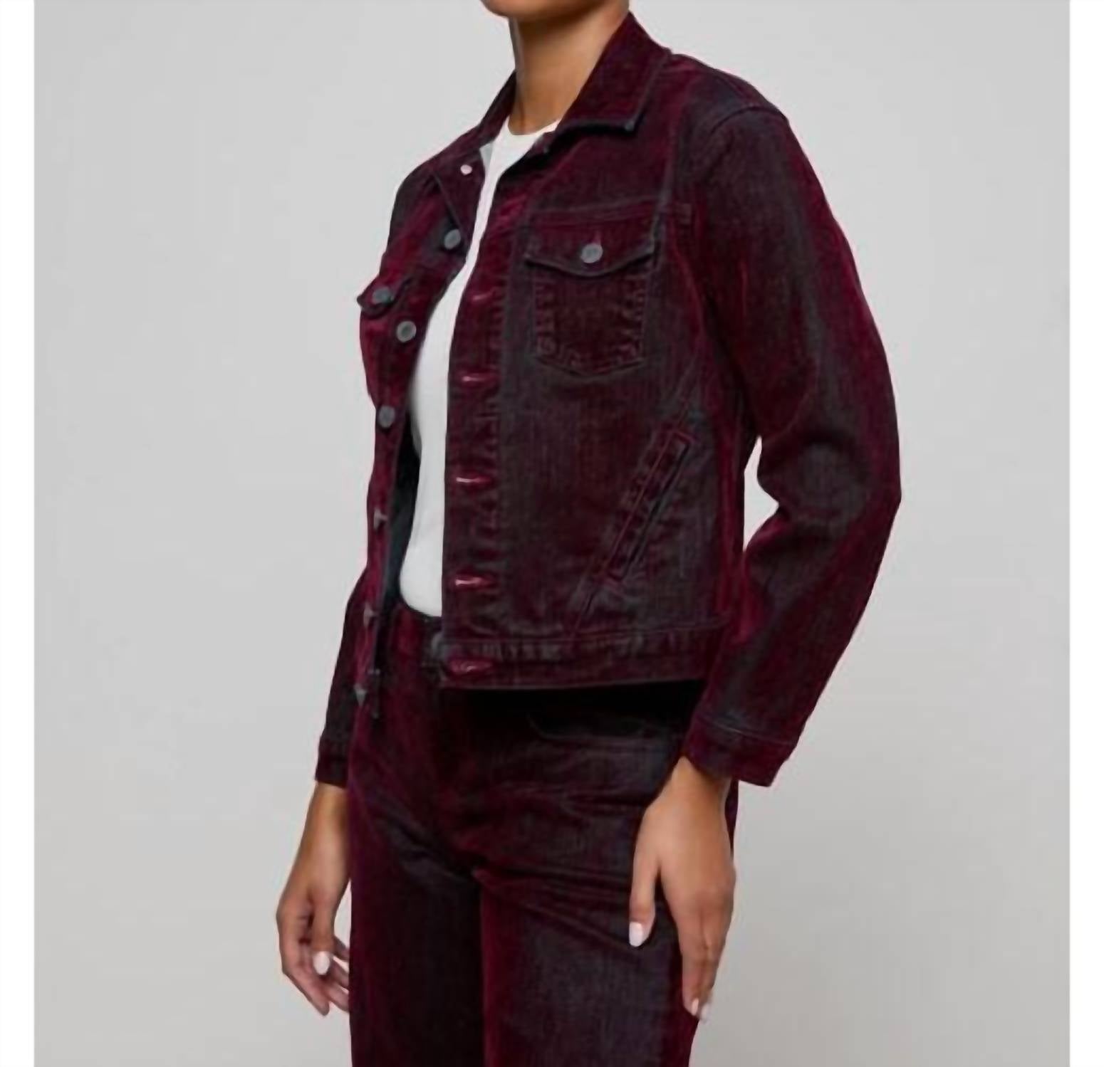 L'Agence - Maven Stretch Denim Slim Jacket