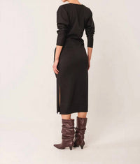 Indi & Cold - Women's Knotted Knit Dress