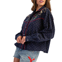 Style Usa - Western Embroidered Shirt