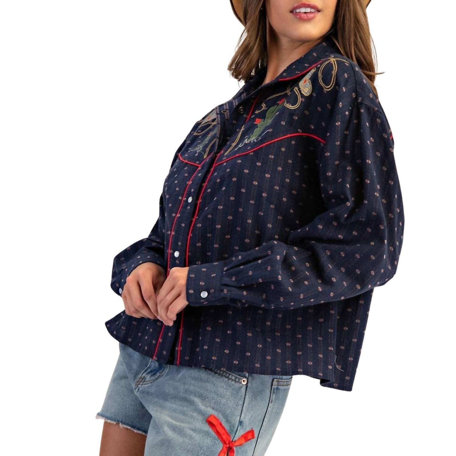 Style Usa - Western Embroidered Shirt