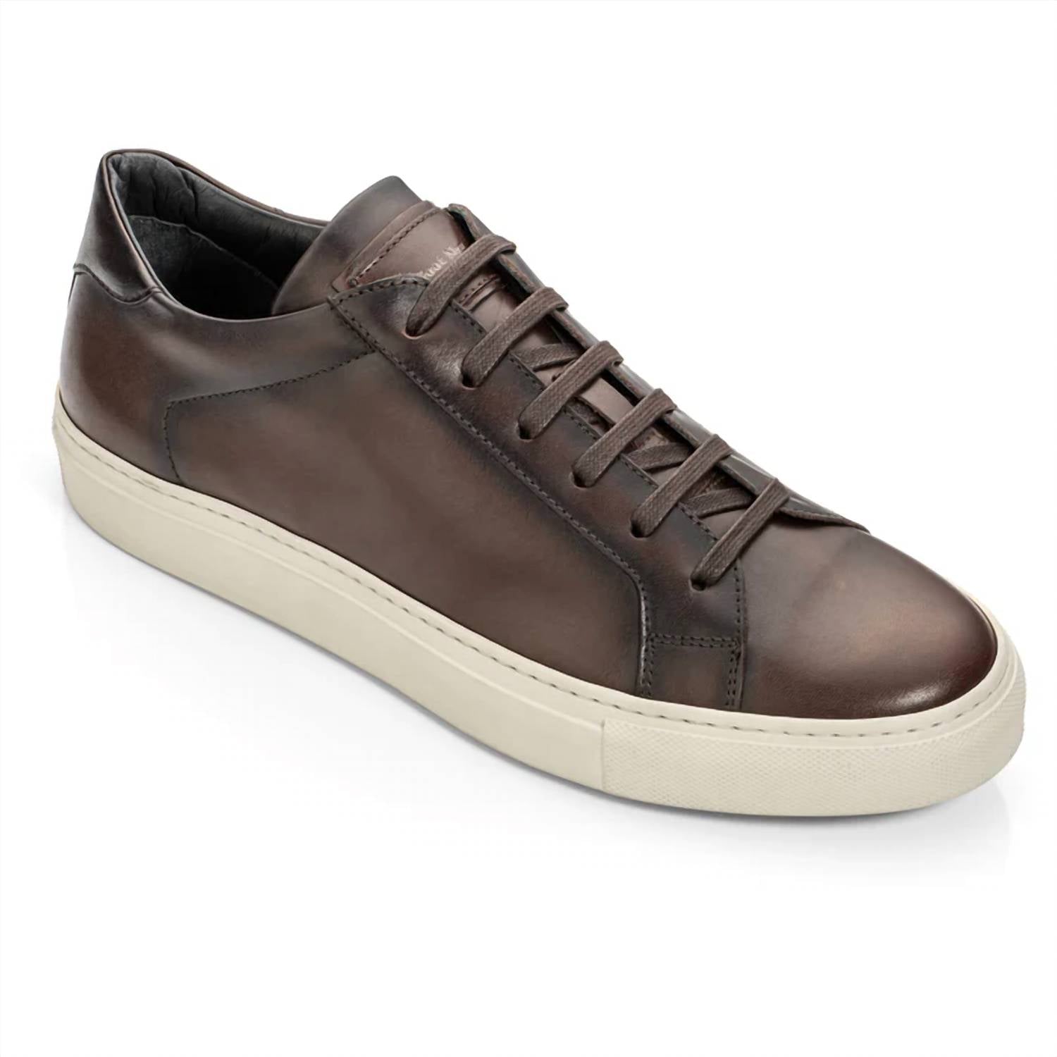 To Boot New York Men's Pescara Sneaker in dark brown calf - men's sneaker