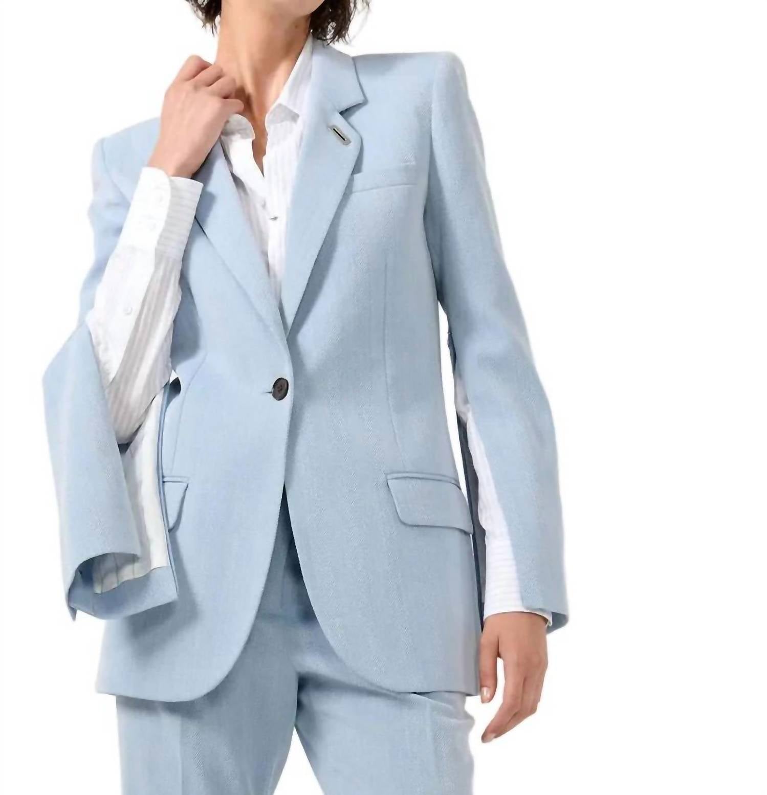 Barbara Bui - Herringbone fitted jacket