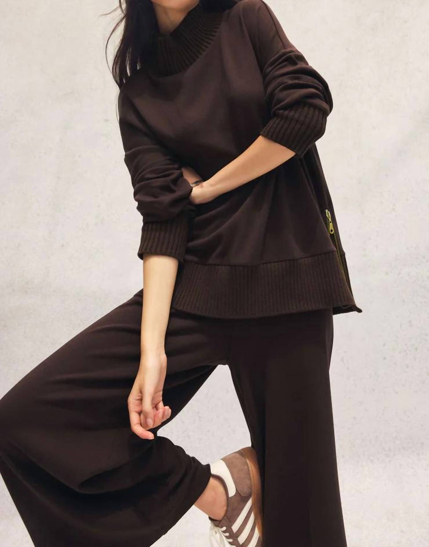 Z Supply - Sable Luxe Rib Sweatshirt