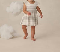 Quincy Mae - Girl's Flutter Sleeve Dress