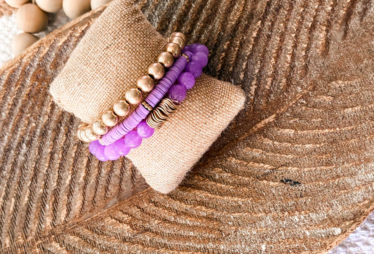 White Label - Women's Beaded Stack Bracelet