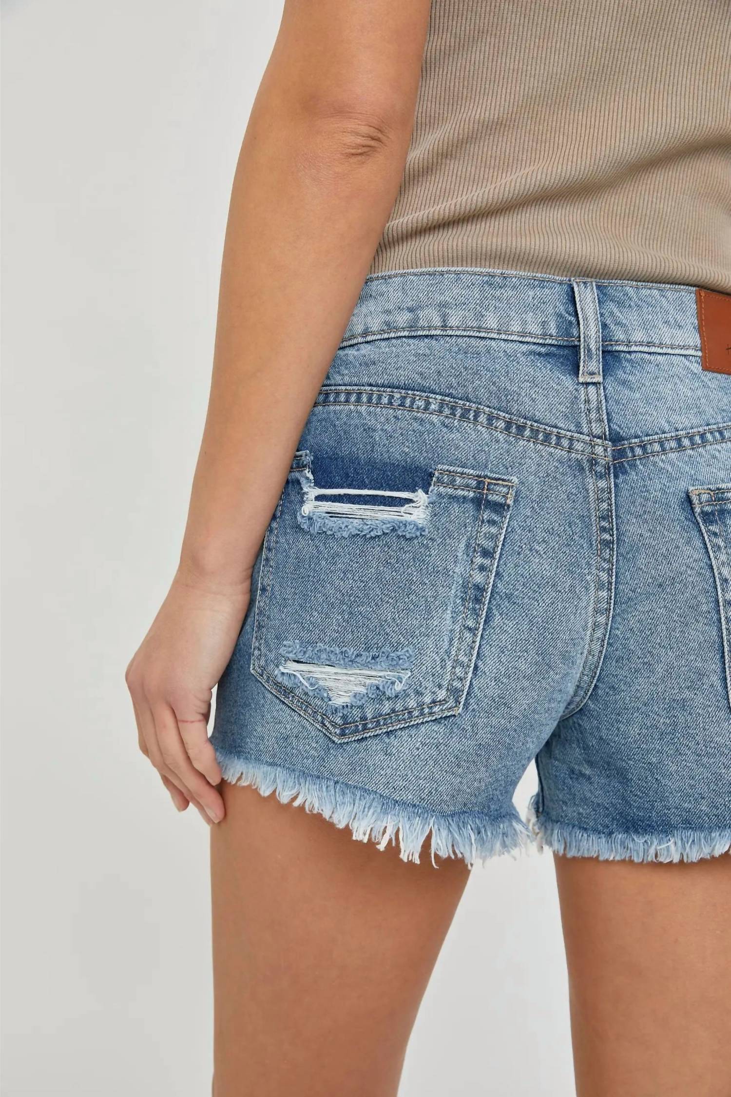 Hidden - Kenzie High Waist Shorts