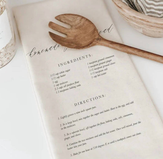 Dwell Home Shoppe - Gingerbread Recipe Kitchen Towel