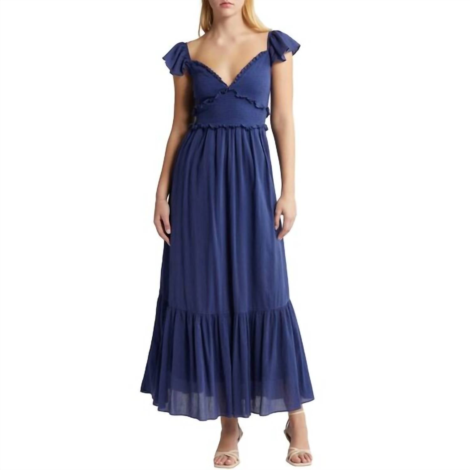 Loveshackfancy - Katina Smocked Ruffle Maxi Dress