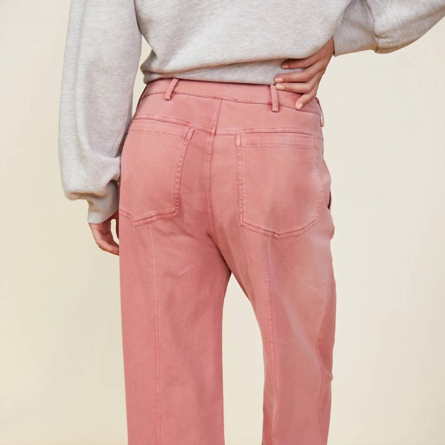 Monrow - Women's Soft Twill Patch Pocket Pant