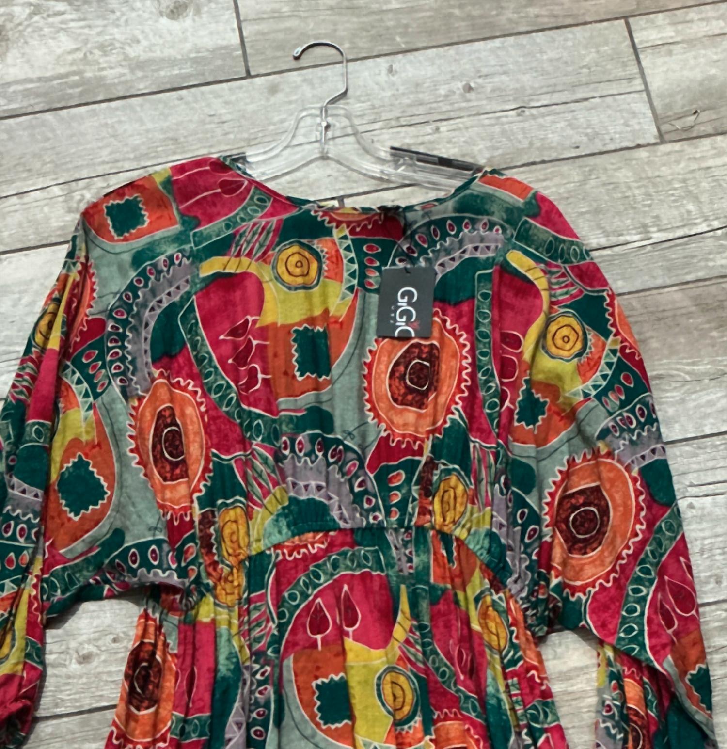 Gigio - Women's Flare Skirt Long Sleeve Mini Dress