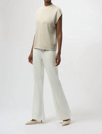 Joseph Ribkoff - Mock Neck Embellished Sleeveless Top
