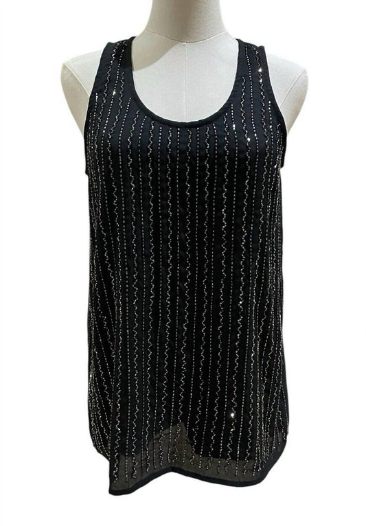 Olive + Oak - Women's Beaded Sleeveless Tank Top