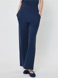 Current Air - Embroidered Wide Leg Drawstring Pants