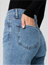 Paige - Stevie High-Rise Straight Leg Jeans - 31"