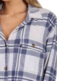 Dylan - Plaid Shirt Jacket