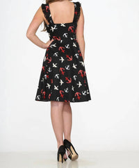 Orchid Bloom - Swallow Swing Dress