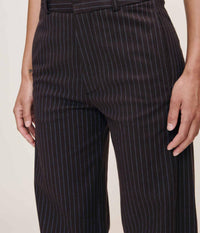 DL1961 - Women's Miro Twill Barrel Pant in brown blue stripe - women's pants - view 7