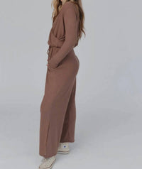 Three Bird Nest - As It Was Cross Front Jumpsuit