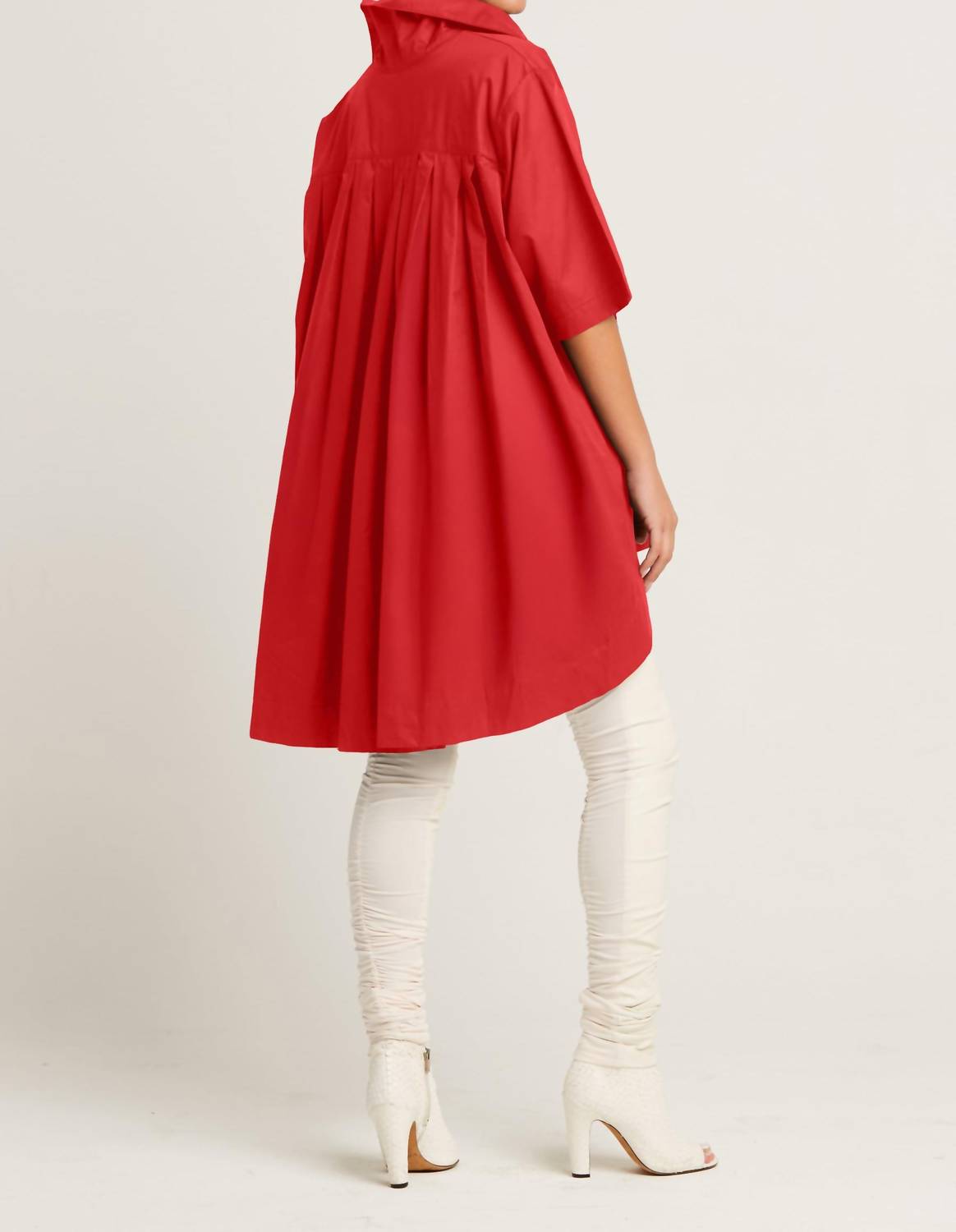 Planet By Lauren G. - Pleat Back Shirt