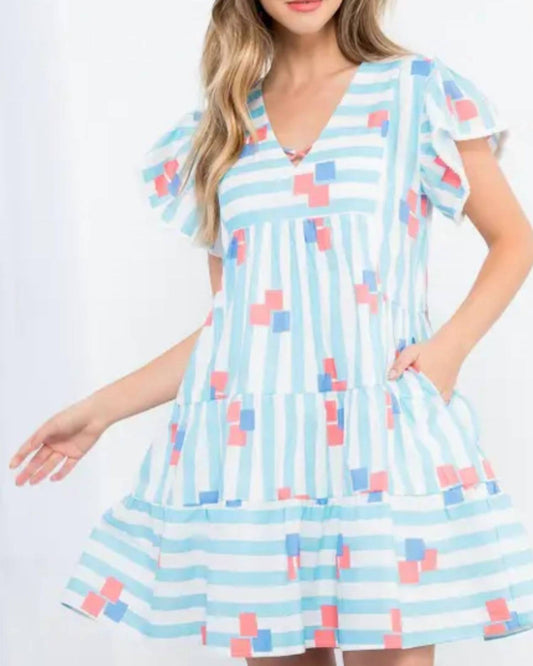 Thml - FLUTTER SLEEVE DRESS