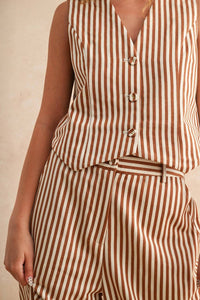 Miou Muse - Women's Aperol Button Vest