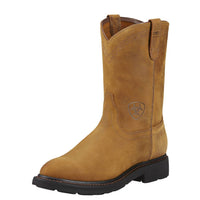 ARIAT Men's Sierra Work Ropers Boots in aged bark - men's boots