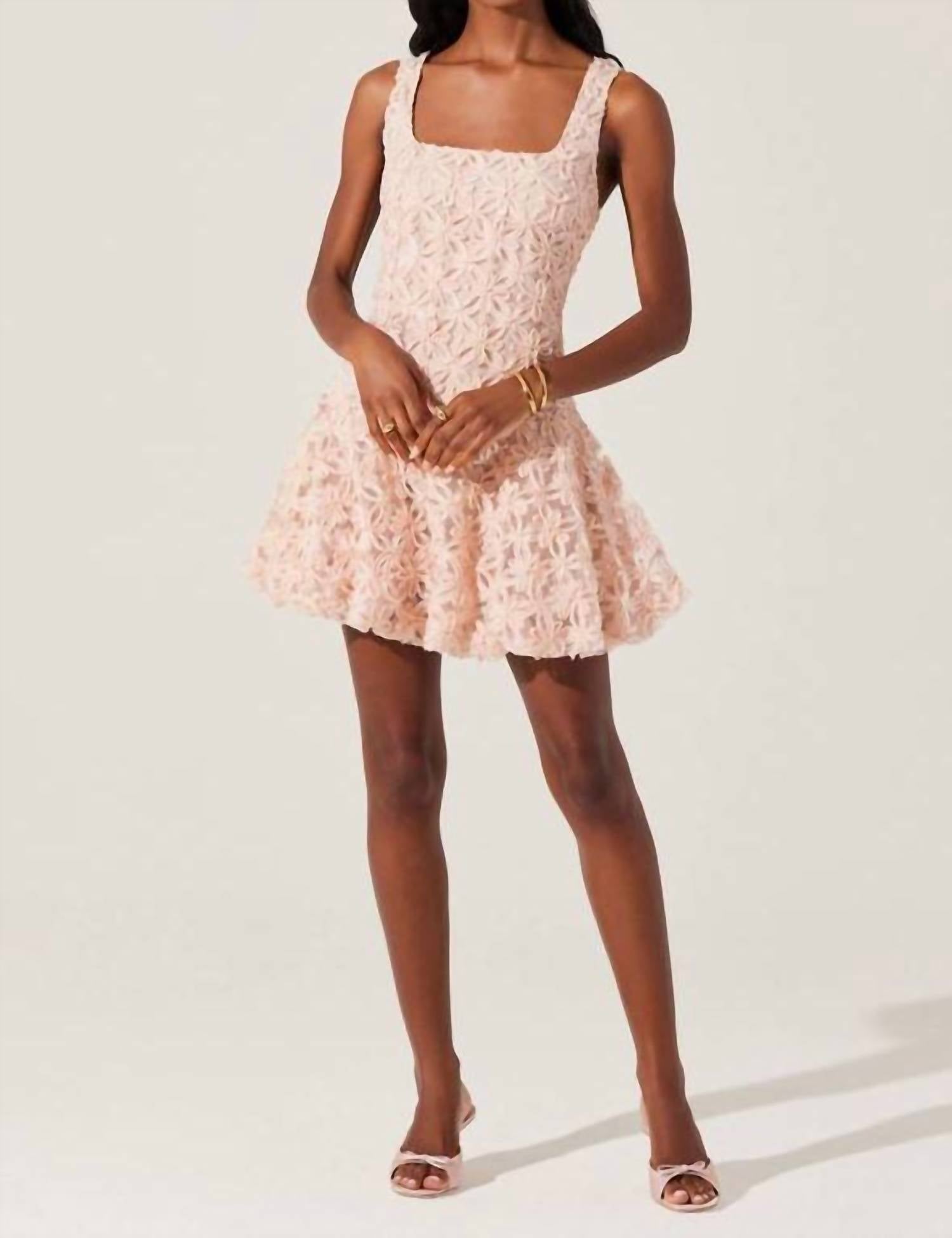 Astr - Fable Floral Bubble Mini Dress