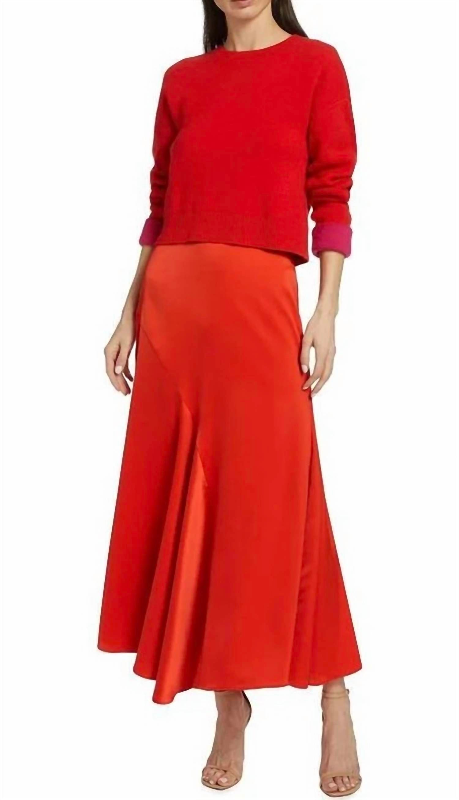 Derek Lam 10 Crosby - Paulette Flared Midi Skirt