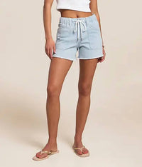 Vervet By Flying Monkey - Striped High Rise Stretch Short