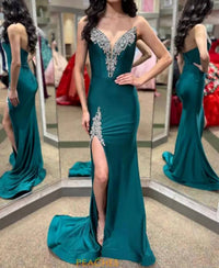 Portia&Scarlett - Jeweled V Neck Prom Dress