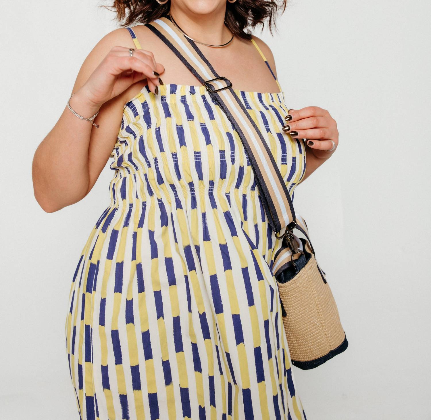 Bobo Choses - Brush Strokes Gathered Bustier Dress
