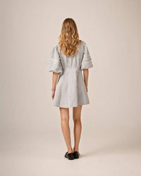 Bytimo - Seersucker Decorated Dress