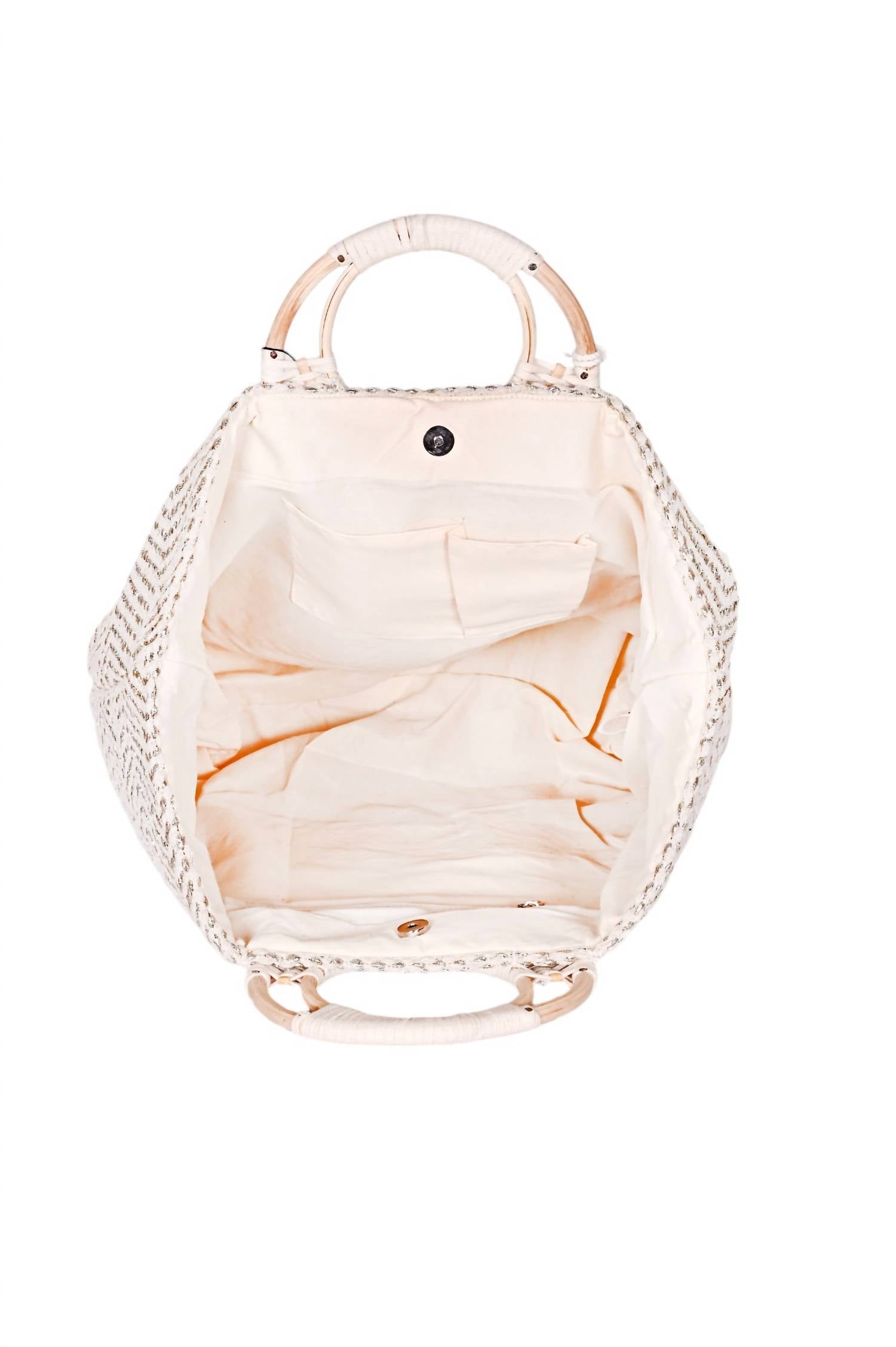 America & Beyond - Women's Embellished Shoulder Bag