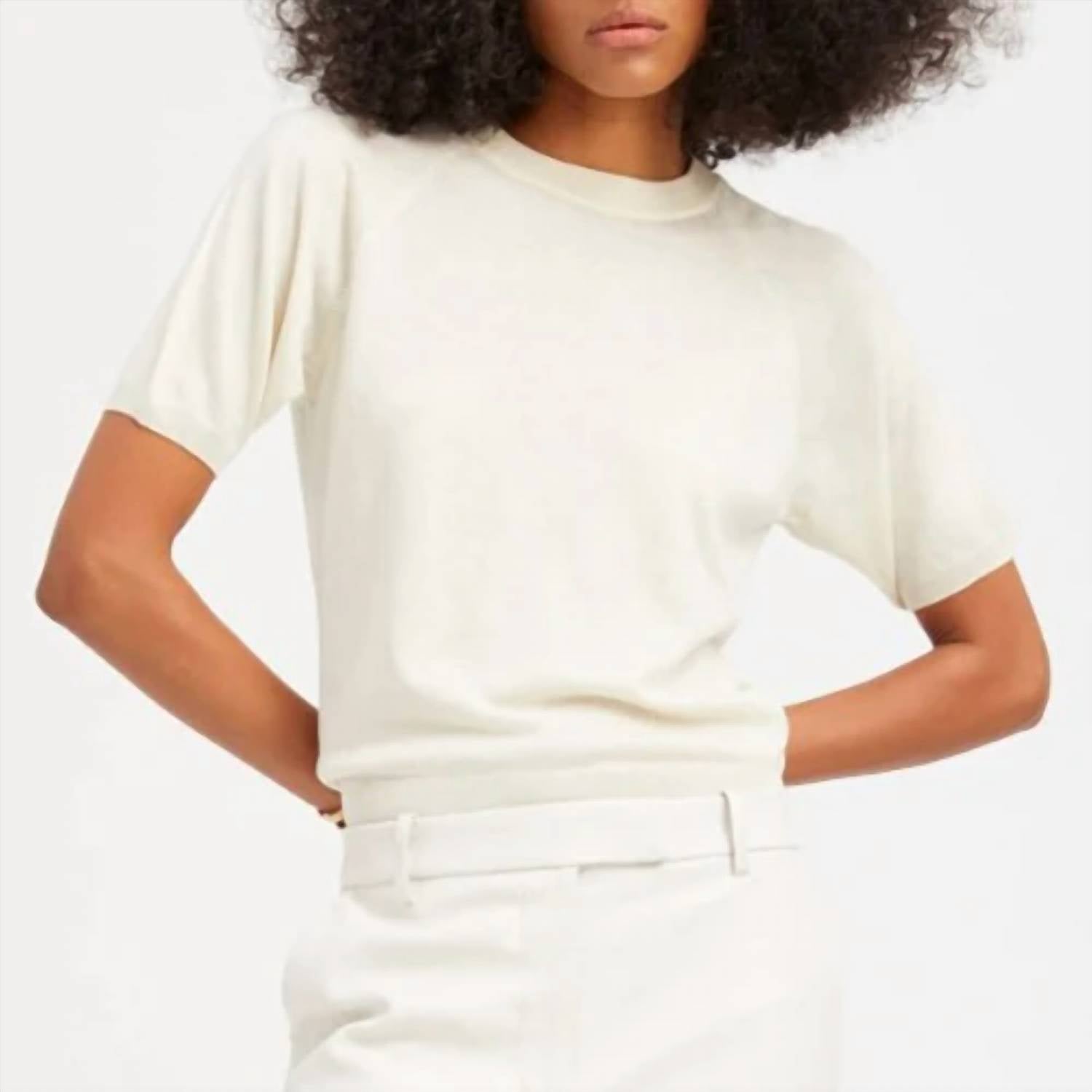 Sprwmn - Short Sleeve Raglan Sweater