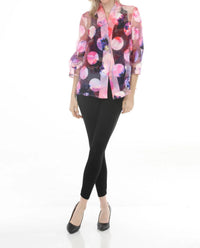 Joseph Ribkoff - Polka Dots Sheer Jacket
