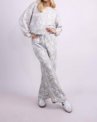 Simply Southern - Polo Button Pullover And Pants Set