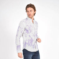 Eight X - Floral Print Linen Shirt