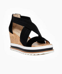 Pelle Moda - Women's Medina Wedge Sandals