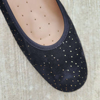 Piesanto - Women's Dressy Low Block Suede Heels