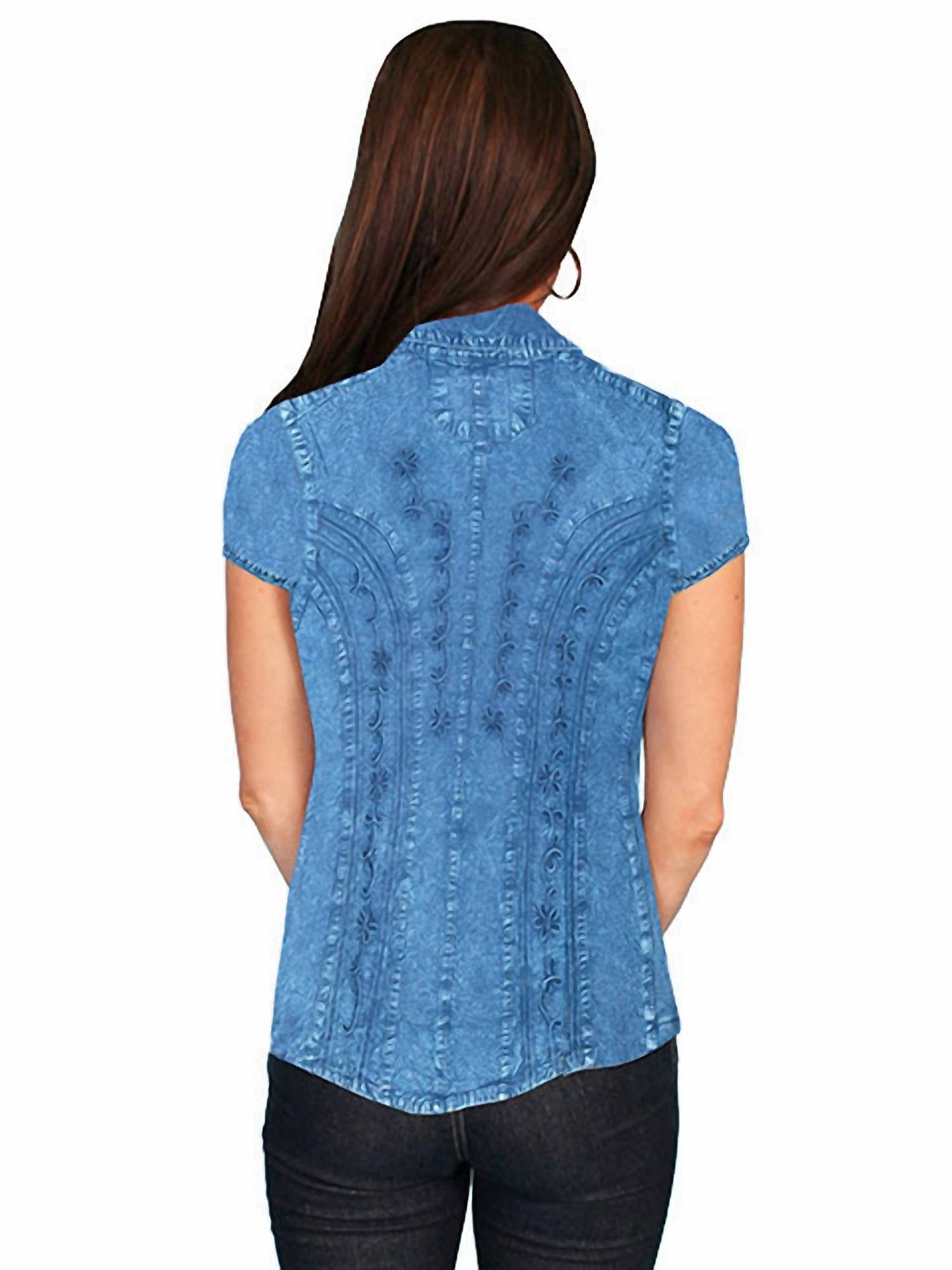 Scully - Cap Sleeve Blouse