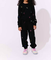 Lola + The Boys Kid's Crystal Doodle Set in black - item