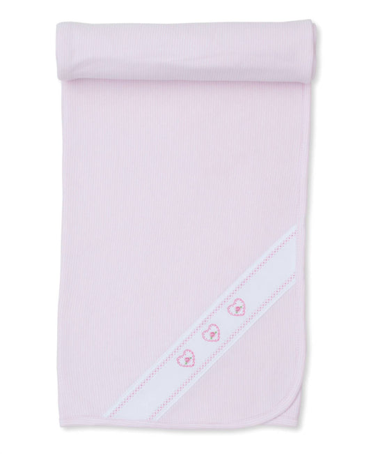 Kissy Kissy - Classic Treasures Floral Heart Baby Blanket