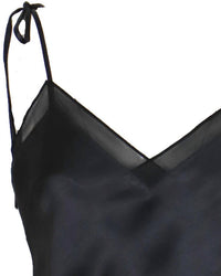 Lucy Paris - Women's Mayra Satin Mesh Tank Top