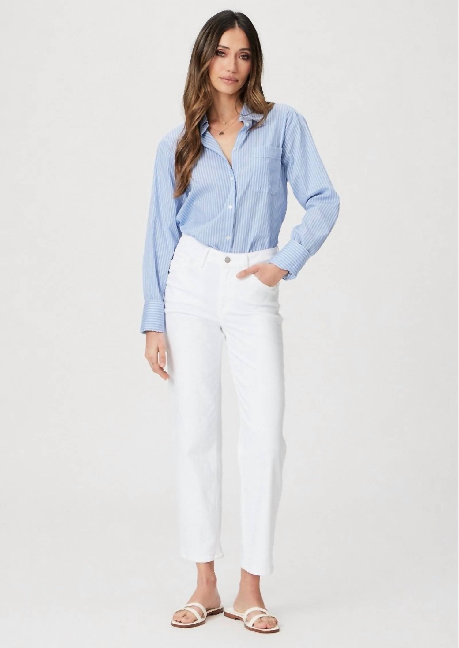 Paige - Sarah Straight Ankle Jeans