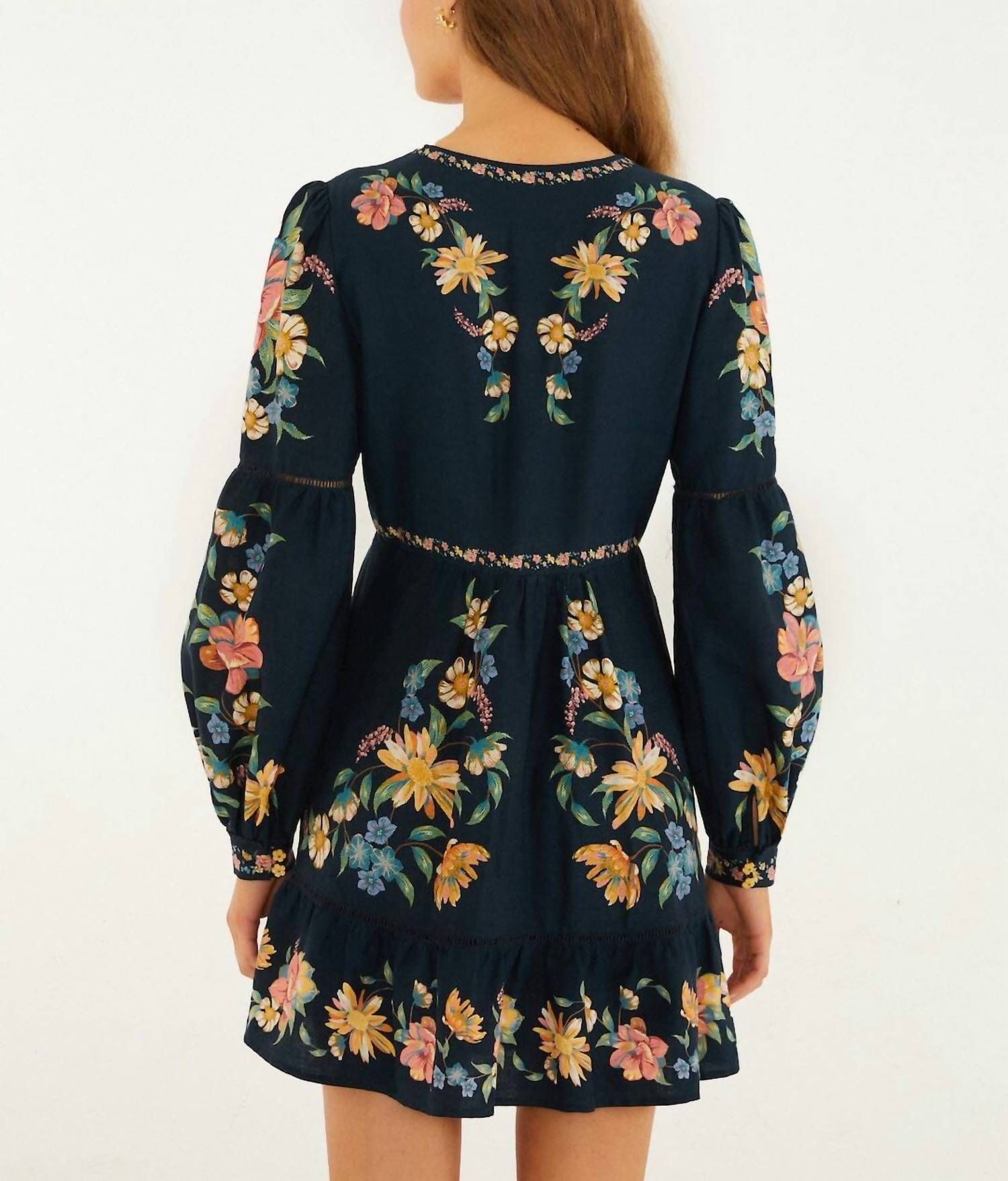 Farm Rio - Maira Floral Mini Dress