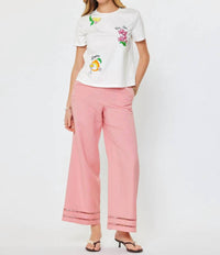 Current Air - Embroidered Graphic Summer Tee